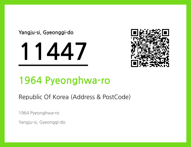 CC BY 4.0 Address and Postal Code QR Code Image (CC BY 4.0)