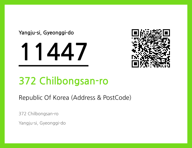 CC BY 4.0 Address and Postal Code QR Code Image (CC BY 4.0)