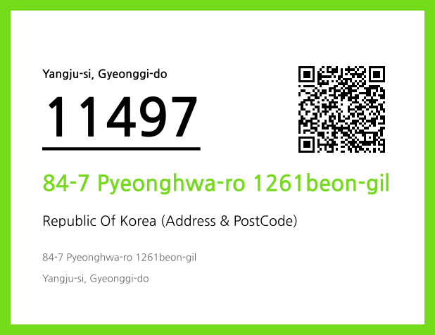 CC BY 4.0 Address and Postal Code QR Code Image (CC BY 4.0)