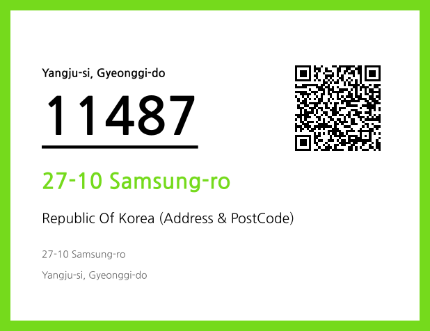CC BY 4.0 Address and Postal Code QR Code Image (CC BY 4.0)