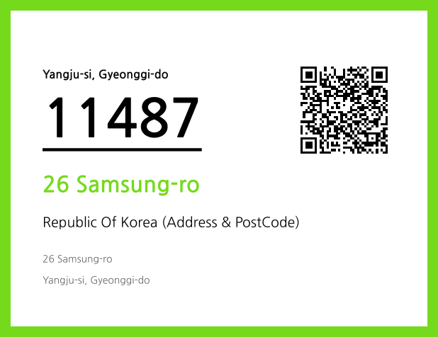 Address and Postal Code QR Code Image (CC BY 4.0)