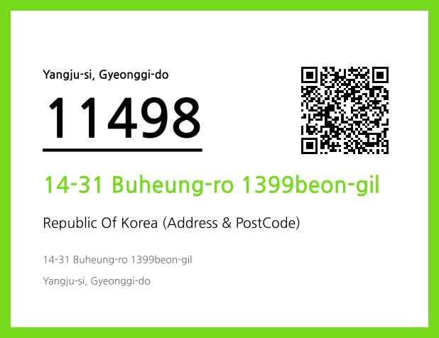 CC BY 4.0 Address and Postal Code QR Code Image (CC BY 4.0)