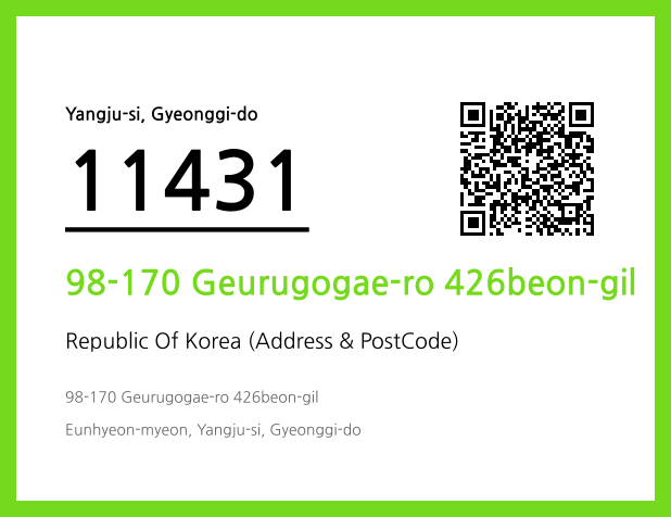 CC BY 4.0 Address and Postal Code QR Code Image (CC BY 4.0)
