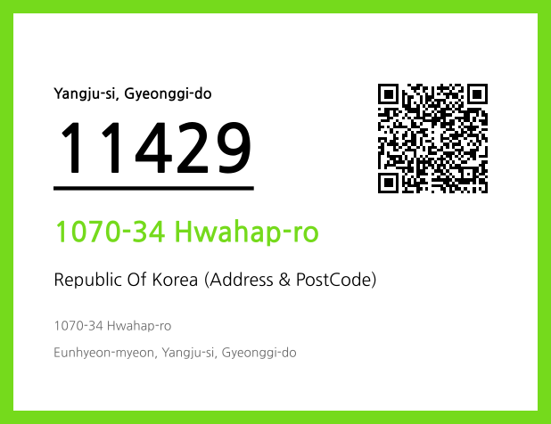 CC BY 4.0 Address and Postal Code QR Code Image (CC BY 4.0)