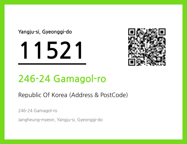 CC BY 4.0 Address and Postal Code QR Code Image (CC BY 4.0)
