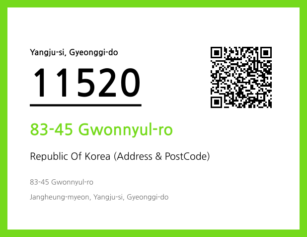 CC BY 4.0 Address and Postal Code QR Code Image (CC BY 4.0)