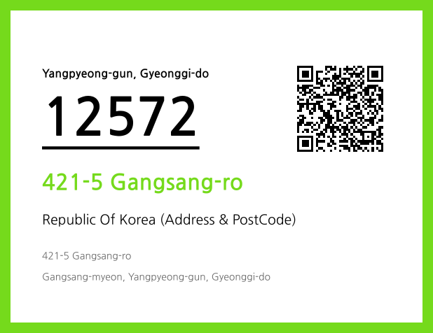 CC BY 4.0 Address and Postal Code QR Code Image (CC BY 4.0)