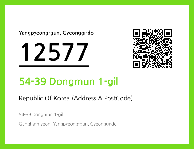 CC BY 4.0 Address and Postal Code QR Code Image (CC BY 4.0)