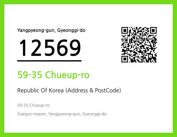 CC BY 4.0 Address and Postal Code QR Code Image (CC BY 4.0)