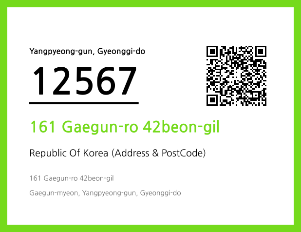 CC BY 4.0 Address and Postal Code QR Code Image (CC BY 4.0)