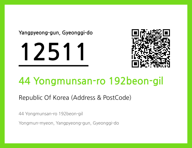CC BY 4.0 Address and Postal Code QR Code Image (CC BY 4.0)