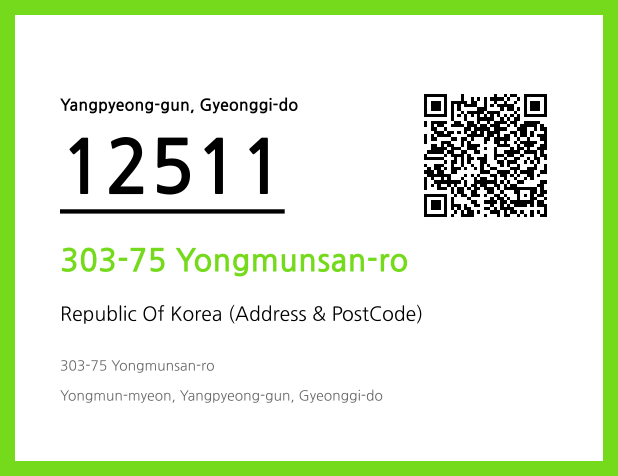 CC BY 4.0 Address and Postal Code QR Code Image (CC BY 4.0)