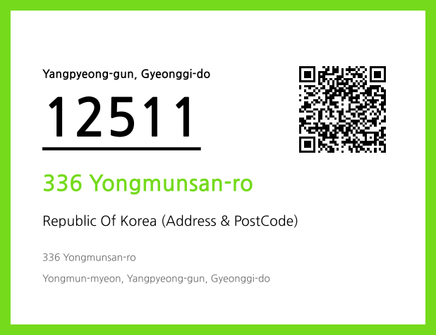 CC BY 4.0 Address and Postal Code QR Code Image (CC BY 4.0)