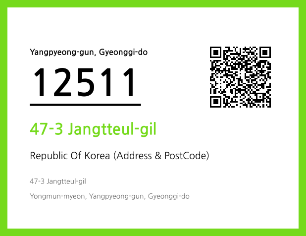 CC BY 4.0 Address and Postal Code QR Code Image (CC BY 4.0)