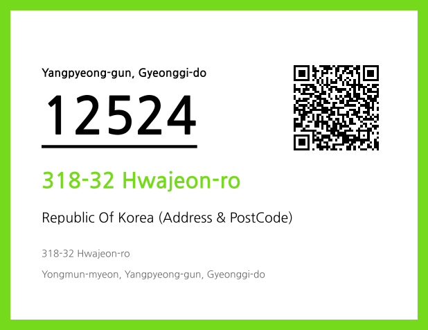 CC BY 4.0 Address and Postal Code QR Code Image (CC BY 4.0)