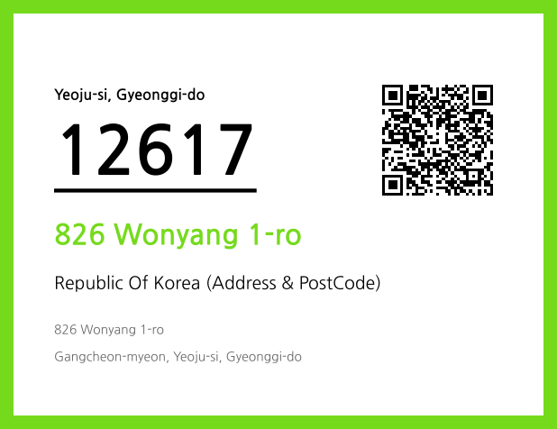 CC BY 4.0 Address and Postal Code QR Code Image (CC BY 4.0)