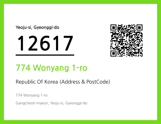 Address and Postal Code QR Code Image (CC BY 4.0)