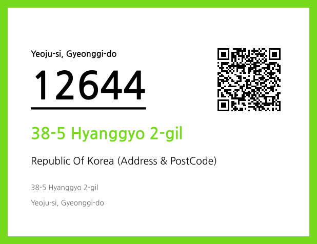 CC BY 4.0 Address and Postal Code QR Code Image (CC BY 4.0)