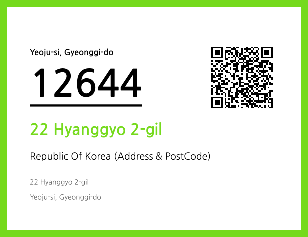 CC BY 4.0 Address and Postal Code QR Code Image (CC BY 4.0)