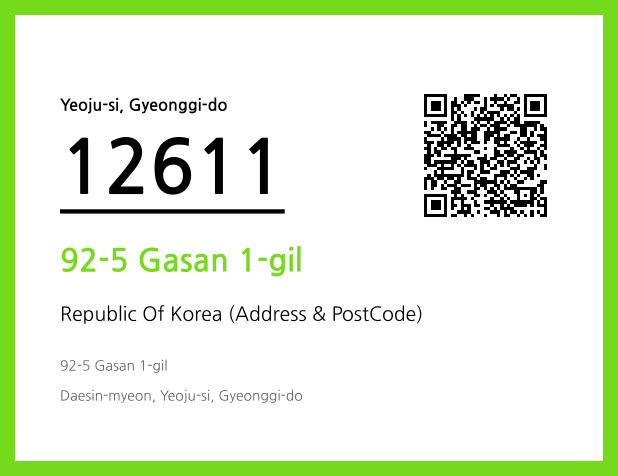 CC BY 4.0 Address and Postal Code QR Code Image (CC BY 4.0)
