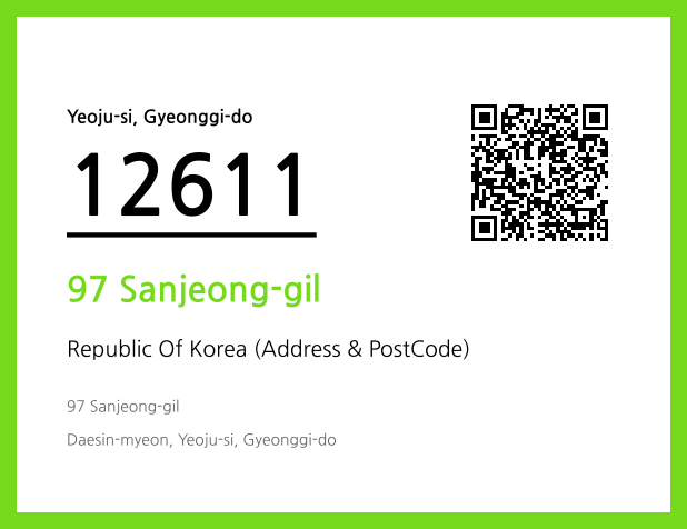 CC BY 4.0 Address and Postal Code QR Code Image (CC BY 4.0)