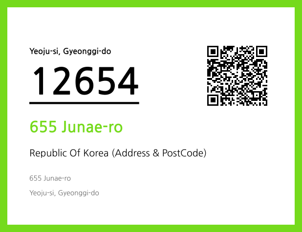 CC BY 4.0 Address and Postal Code QR Code Image (CC BY 4.0)