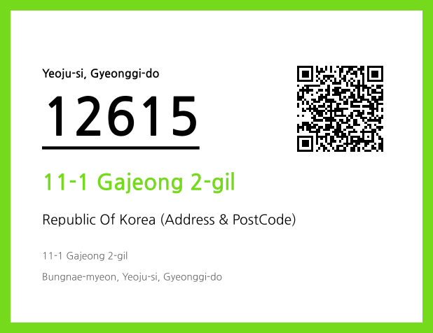 CC BY 4.0 Address and Postal Code QR Code Image (CC BY 4.0)