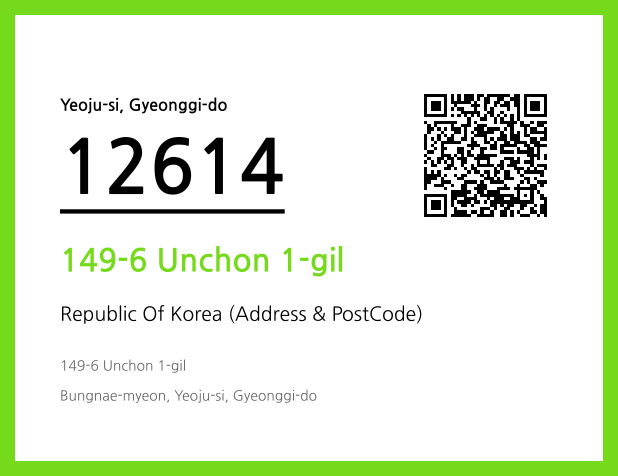 CC BY 4.0 Address and Postal Code QR Code Image (CC BY 4.0)