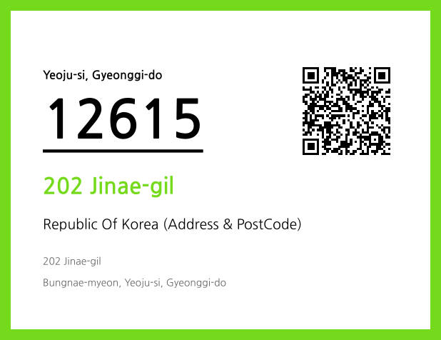 CC BY 4.0 Address and Postal Code QR Code Image (CC BY 4.0)