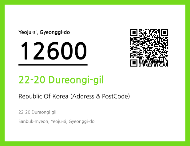CC BY 4.0 Address and Postal Code QR Code Image (CC BY 4.0)