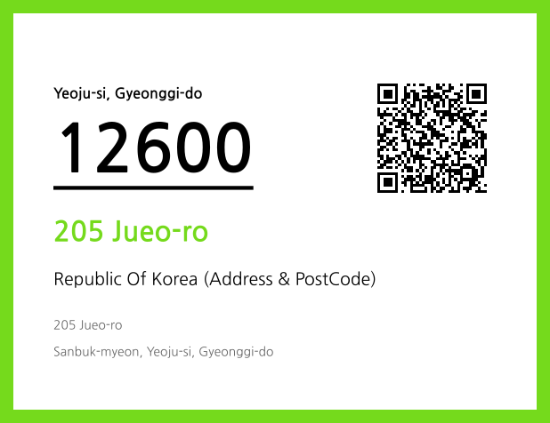 CC BY 4.0 Address and Postal Code QR Code Image (CC BY 4.0)