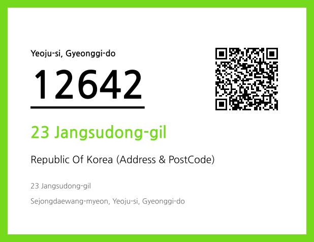 CC BY 4.0 Address and Postal Code QR Code Image (CC BY 4.0)