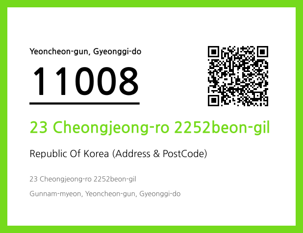 CC BY 4.0 Address and Postal Code QR Code Image (CC BY 4.0)