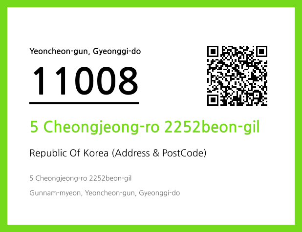 CC BY 4.0 Address and Postal Code QR Code Image (CC BY 4.0)