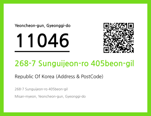 CC BY 4.0 Address and Postal Code QR Code Image (CC BY 4.0)