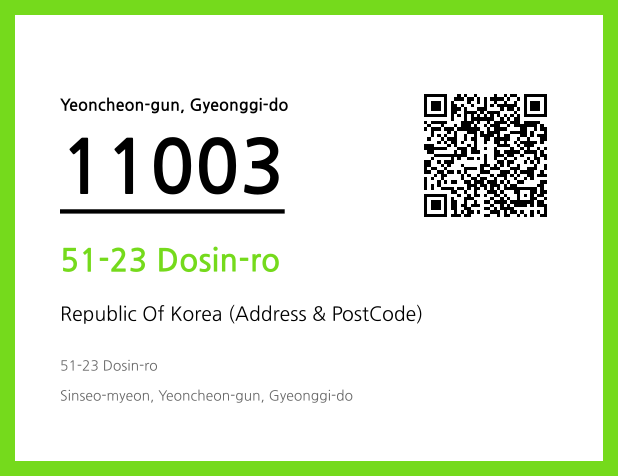 CC BY 4.0 Address and Postal Code QR Code Image (CC BY 4.0)