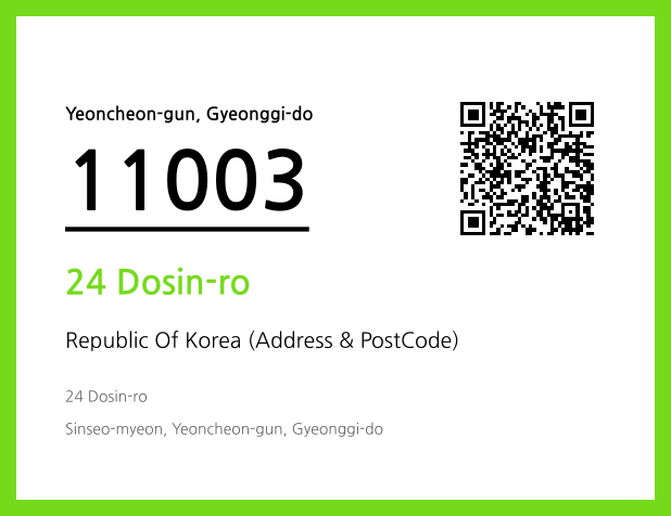 CC BY 4.0 Address and Postal Code QR Code Image (CC BY 4.0)