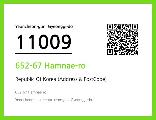 CC BY 4.0 Address and Postal Code QR Code Image (CC BY 4.0)
