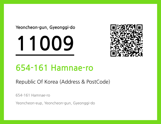 CC BY 4.0 Address and Postal Code QR Code Image (CC BY 4.0)