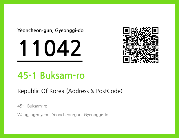 CC BY 4.0 Address and Postal Code QR Code Image (CC BY 4.0)