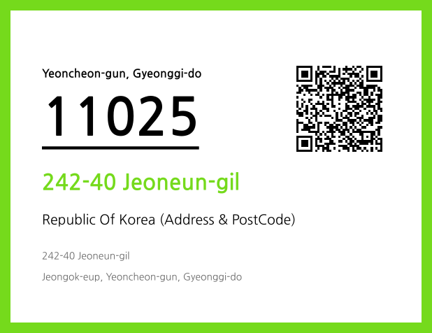 CC BY 4.0 Address and Postal Code QR Code Image (CC BY 4.0)