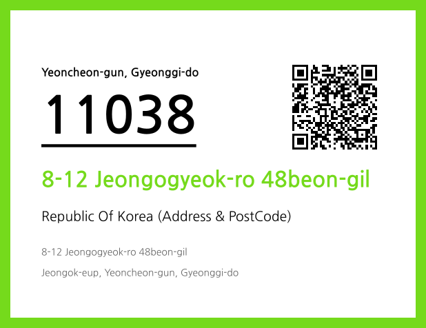 CC BY 4.0 Address and Postal Code QR Code Image (CC BY 4.0)