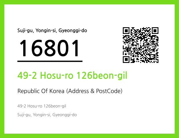 CC BY 4.0 Address and Postal Code QR Code Image (CC BY 4.0)