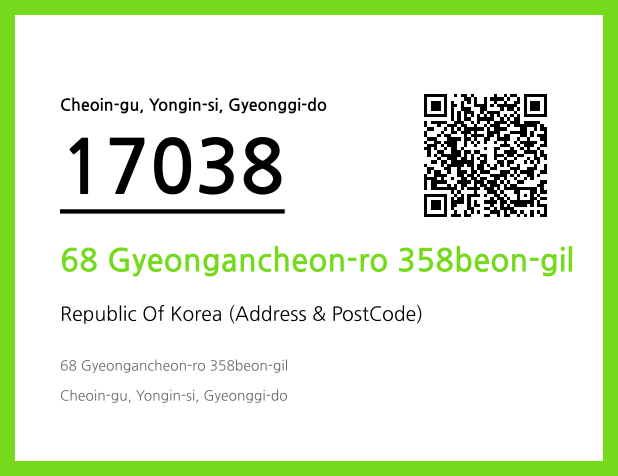 CC BY 4.0 Address and Postal Code QR Code Image (CC BY 4.0)