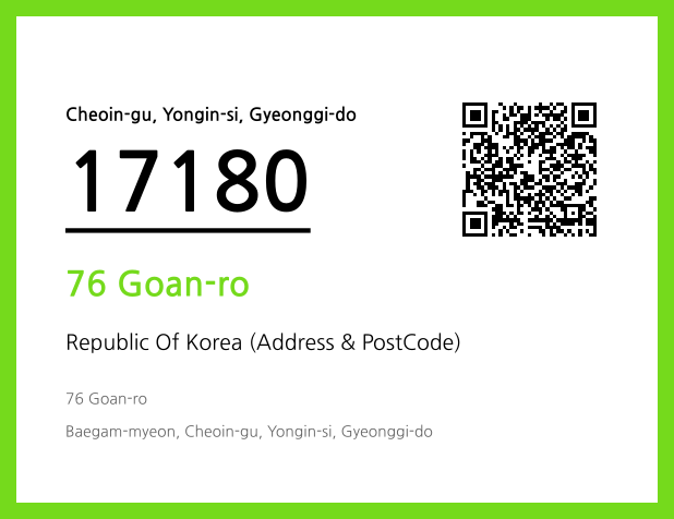 CC BY 4.0 Address and Postal Code QR Code Image (CC BY 4.0)