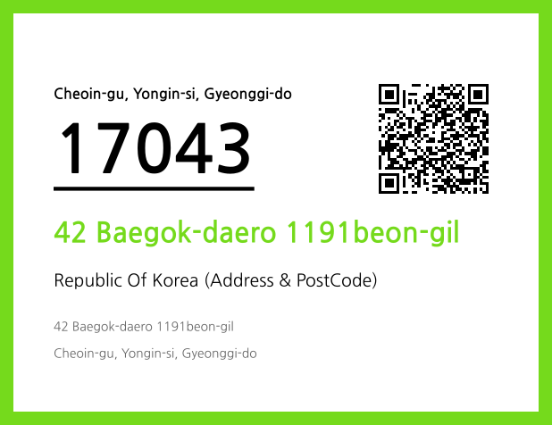 CC BY 4.0 Address and Postal Code QR Code Image (CC BY 4.0)