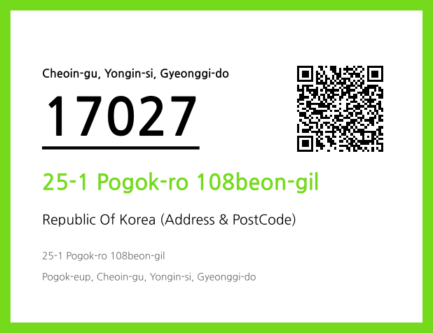CC BY 4.0 Address and Postal Code QR Code Image (CC BY 4.0)