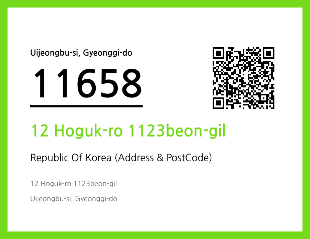 Address and Postal Code QR Code Image (CC BY 4.0)