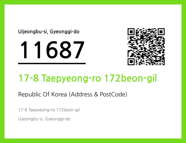 CC BY 4.0 Address and Postal Code QR Code Image (CC BY 4.0)