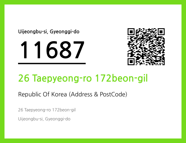 Address and Postal Code QR Code Image (CC BY 4.0)
